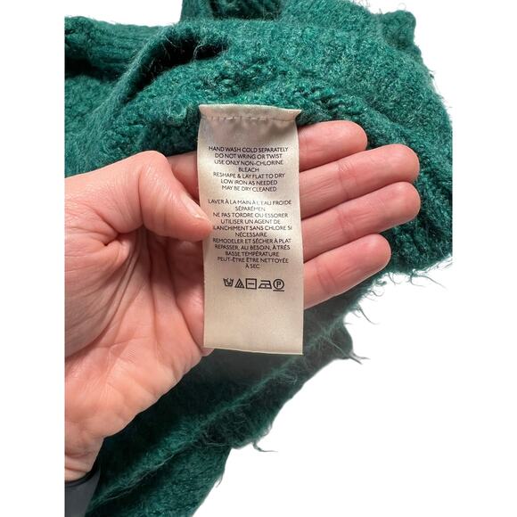 Free People Bradley Textured Pullover Sweater in Alpine Heather, size XL, NWOT - Picture 12 of 13